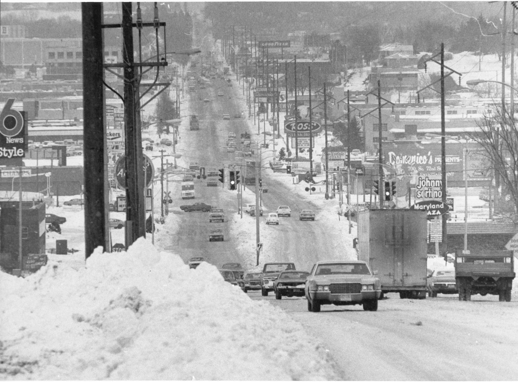 Looking north on 72nd Street after the storm.